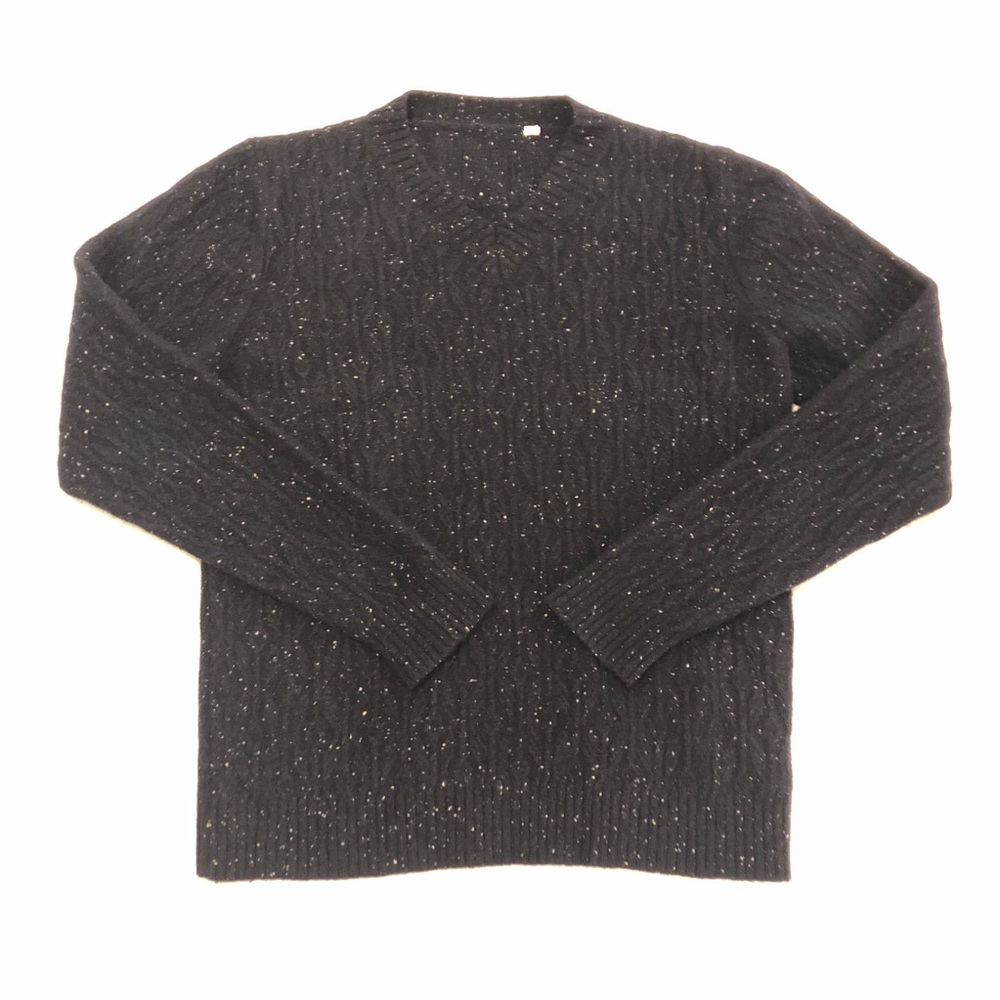 Billy Reid Wool Sweater Navy Blue